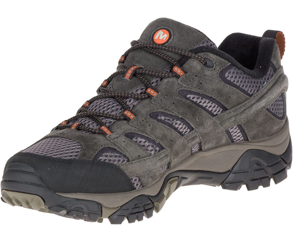 Buty Trekkingowe Merrell Męskie Brązowe - Moab 2 Ventilator - 476952-TLH